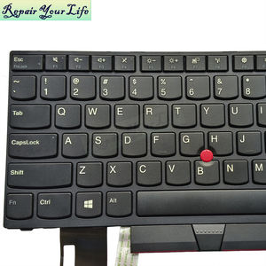 Clavier d'ordinateur portable US sans rétroéclairage pour <span class=keywords><strong>Lenovo</strong></span> ThinkPad E580 L580 L590 <span class=keywords><strong>P52</strong></span> P72 E585 E590 E595 P53 P73 SN20P34095 01YP560 Clavier Nouveau - Product Image 3