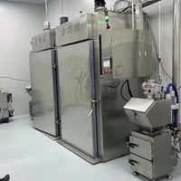 Four de fumage à vapeur entièrement automatique avec nettoyage automatique pour saucisses, bacon, saumon, contrôle précis et moteur de coloration