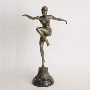 Estatua Femenina Desnuda, Arte de Estilo Occidental, Escultura de Bronce de Chica Desnuda para Decoración del Hogar - Product Image 4