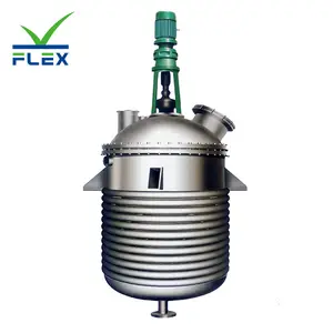 FLEX 500L-35000L BOPP Acrylic Adhesive Water base Acrylic jacket heat reactor mixer machine
