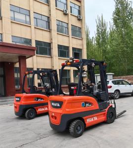 Factory HUAYA 48V mini carretilla elevadora eléctrica 2 toneladas 2,5 toneladas Altura de elevación 3M-6m mini carretilla elevadora con batería con motor de CA/MSDS - Product Image 5