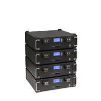 Baterai ESS 51.2V 200Ah 5kWh Hybrid Grid Rack Mounted All-In-One Baterai Lithium Penyimpanan Energi Surya