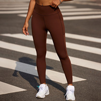 Nouveau pantalon de yoga taille haute pour femme, moulant, élastique, sculptant, avec contrôle du ventre et effet push-up