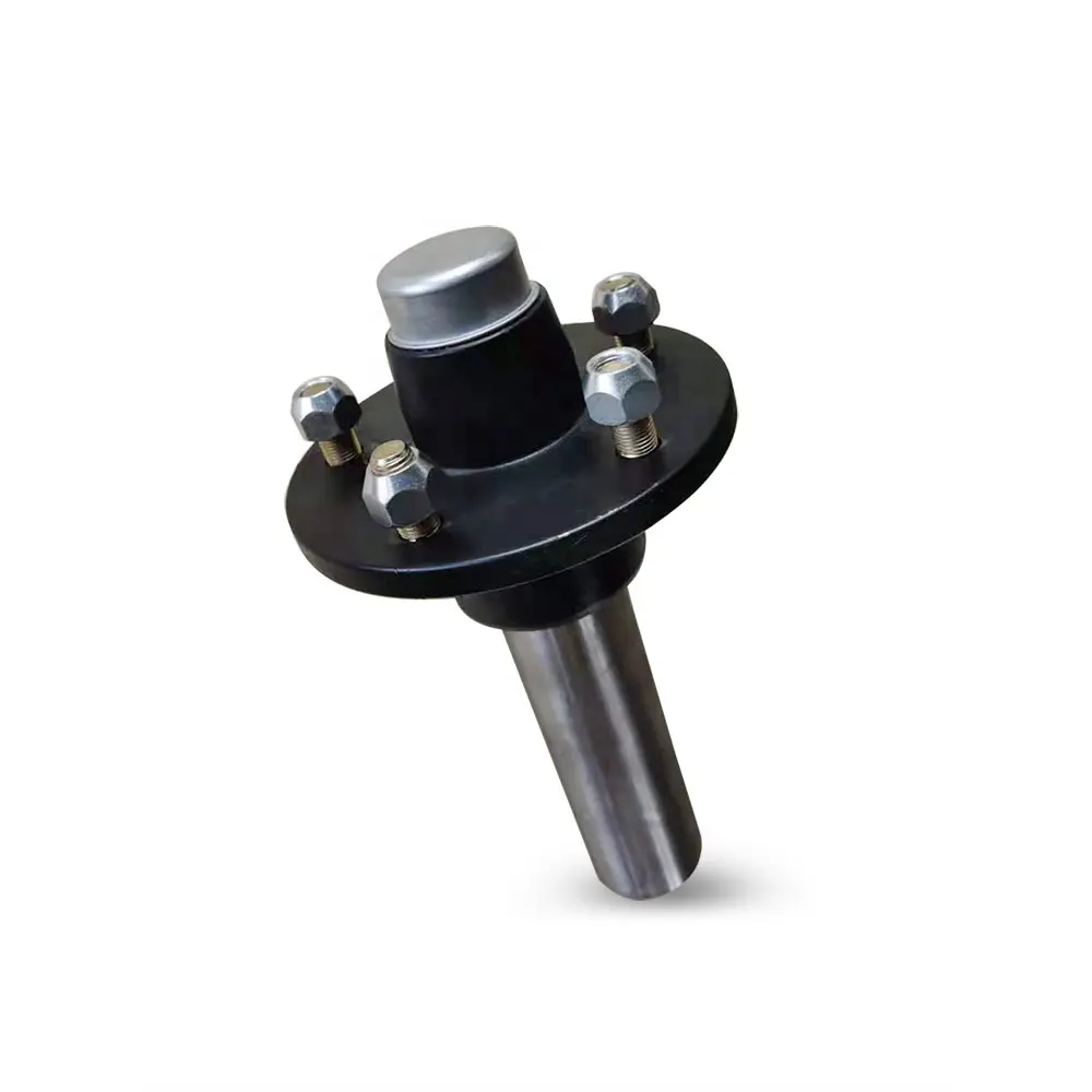 Mozzo E Coscia D'Asse Per Quad/Rimorchio ATV - 4 Bulloni, Cerchio 100mm, Capacità 750kg