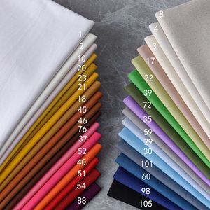 Tela de Lino y Algodón Sólido 11S, Tela de Lino Lisa de Primera Calidad para Prendas de Vestir, Textiles para el Hogar y Manualidades, Venta al por Mayor - Product Image 1