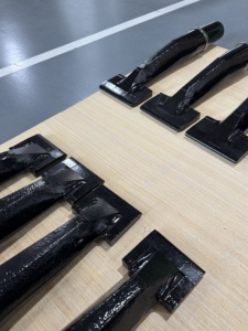 Nuevas Herramientas de Apisonamiento de Aleación de Tungsteno para Máquinas de Apisonamiento Plasser Harsco Matisa, Modelo Unimat Duomatic Dynamic, Hechas de Metal - Product Image 3