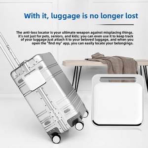 Mini định vị toàn cầu chìa khóa xe chống mất thiết bị ABS Vật liệu năm mới quà tặng cho người già trẻ em chó ngoài trời Tính năng an toàn - Product Image 3