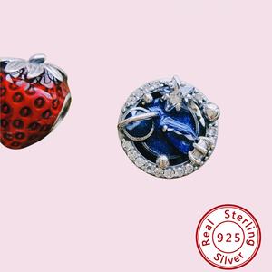 Pendentifs breloques unisexes tendance de la série Ocean, vente en gros, breloques en argent 925 pour bracelets, certifiées GDTC HaYa PAN-46 - Product Image 6