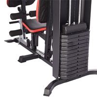 Equipo de Gimnasio Comercial de Fábrica China con Máquina de Cruce de Poleas Multiestación en Hierro de Alta Densidad para Entrenamiento