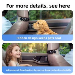 Compact Portable Car Headrest Bladeless Fan <b>USB</b> Powered Easy Install Seat Back Cooler Fan for Automotive Shop Fleet Use - Product Image 6