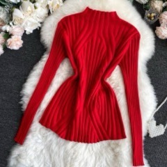 Autumn Winter Casual Tops Slim Basic Pullover Ribbed <strong>Knitted</strong> Office Ladies <strong>Sweater</strong> 2024 Fashion Clothing Women <strong>Sweaters</strong> - Product Image 4