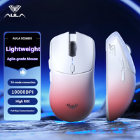 Souris de jeu sans fil AULA SC580SE 10000 DPI filaire/2.4G/BT à trois modes