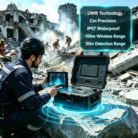 Détecteur de signal vital pénétrant les murs, technologie radar UWB, système de détection à distance pour la récupération et le sauvetage en cas de catastrophe, équipement de signes vitaux
