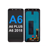 Écran tactile LCD d'origine de haute qualité avec cadre pour réparation, garantie 1 an pour A6 Plus 2018 (100 %)