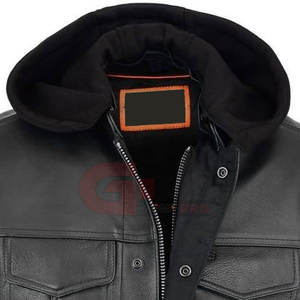 El Chaleco de cuero más vendido para hombres adultos Cuero genuino en nuevo estilo Chaleco de cuero de moda de alta calidad - Product Image 6