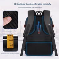 Sac à dos unisexe antivol en nylon Oxford avec fermeture éclair, respirant, à roulettes, pour ordinateur portable 18 pouces, idéal pour la mode, les loisirs et les affaires CN;HUN