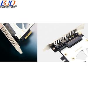 Werksverkauf PCI-E 4.0 4X an U.2 SFF-8639 Anschluss adapter karte mit SATA 3.0 7PIN Kabel für U2 NVME SSD/2,5 "SATA SSD - Product Image 5