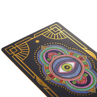 Fabricant professionnel à 100 %, cartes Oracle personnalisées en or, couleur pleine, 350 g/m², impression de cartes de tarot, jeux de cartes
