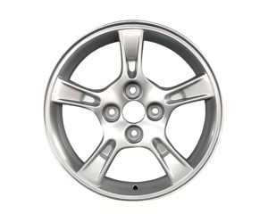 Jantes en alliage de 14 pouces 4x100 pour Toyota Yaris <span class=keywords><strong>Aygo</strong></span> Corolla Mazda 2 Suzuki Swift Argent 5 branches CB54.1 ET40 - Product Image 1