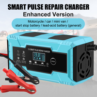 Harga Murah pabrik dibuat langsung penjualan pengisi daya baterai mobil sepeda motor otomatis Charger pengisi daya dengan tampilan LCD Uni Eropa AS