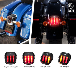 Feu arrière LED au design unique avec fonction clignotante ambre, accessoires de <span class=keywords><strong>moto</strong></span> pour <span class=keywords><strong>Harley</strong></span> <span class=keywords><strong>Davidson</strong></span> - Product Image 6