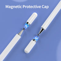 Stylet universel pour écran tactile 1016C élégant avec capuchon magnétique, stylet métallique pour téléphone portable pour tous les appareils