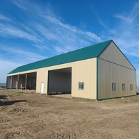 Entrepôt en acier préfabriqué robuste, structure métallique préfabriquée pour le stockage de marchandises en usine