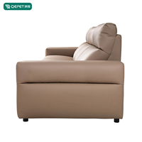 Canapé Chesterfield en cuir PU électrique extensible inclinable convertible forme carrée pour salon appartement hôtel ensemble
