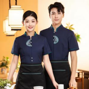 Treasures Fill the Home <span class=keywords><strong>Nuevo</strong></span> diseño Diseño Camarero y <span class=keywords><strong>restaurante</strong></span> Diseños de <span class=keywords><strong>restaurante</strong></span> <span class=keywords><strong>chino</strong></span> Uniforme de hotel para mujeres del personal - Product Image 6