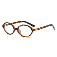 QUEJOEY Montura de gafas ópticas ovaladas de estilo coreano para mujer, gafas con bloqueo de luz azul, ultraligeras, listas para prescripción médica