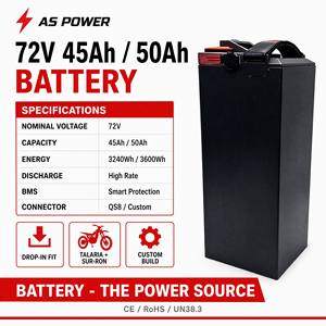 Batterie 72V 45Ah 50Ah, contrôleur VTB V9600, kit moteur RGA-52, système de puissance de pointe 52,5 kW, pack lithium haute décharge, Talaria Sur-Ron - Product Image 3