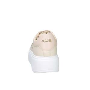 Sneakers da Bambina 4Us Paciotti Beige Stile Platform per Uso Casual - Product Image 2