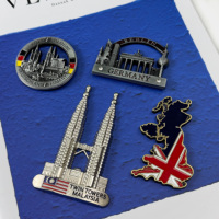 Aimants de réfrigérateur personnalisés promotionnels, logo, motif de pays, aimant en métal alliage, aimant de réfrigérateur personnalisé, aimants en relief 3D, magnétiques