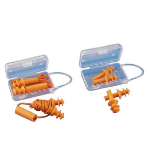 Tapones para los Oídos de Seguridad Reutilizables PARKSON Triple Mushroom PP Naranja de Alta Calidad, Cómodos, Bloqueadores de Ruido, Certificación ANSI/CE, 24.5dB SNR - Product Image 1