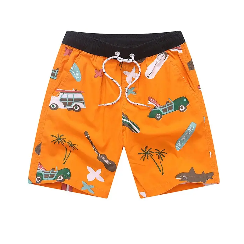 Mens Swimwear boardshorts swim trunks Custom print Beach Shorts Quick Dry Swimshorts for man