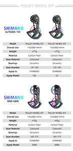 <span class=keywords><strong>Desviador</strong></span> Trasero para Bicicleta CYCLAMI, Polea UT <span class=keywords><strong>105</strong></span> 5800 6800 <span class=keywords><strong>R7000</strong></span> R8000, Rodamiento Cerámico, Fibra de Carbono, 18T, 11 Velocidades - Product Image 2