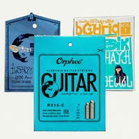 Senar Gitar Elektrik Orphee Wholesale Durable RX15C, Kawat Paduan Nikel, Perlengkapan & Aksesoris Instrumen Senar