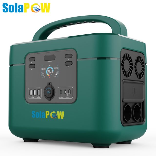 Battery Backup AC1200w Portable Power Station for Camping Home Energy Storage Power Supply