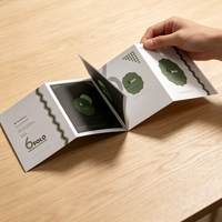 Brochure pliable en carton imprimée sur mesure avec impression offset pour manuel de produit d'entreprise, catalogue, guide d'utilisation