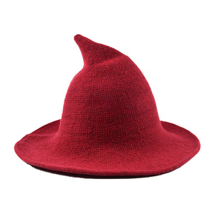 Sombrero de Bruja de Lana para Halloween, Gorro Plegable para Fiestas de <span class=keywords><strong>Disfraces</strong></span>, Gorro de Lana Tejida Tipo Pescador para Hombre <span class=keywords><strong>y</strong></span> Mujer, Decoración para Fiestas <span class=keywords><strong>y</strong></span> Festivales - Product Image 6