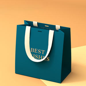 Bolsas de papel de regalo con logotipo impreso personalizado Bolsas de papel blanco de impresión al por mayor Bolsas de papel de alta calidad con su propio logotipo - Product Image 4