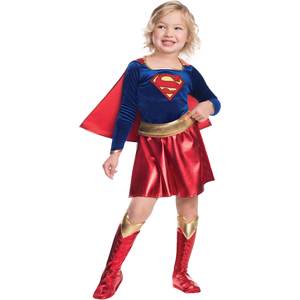 Costume d'Halloween <span class=keywords><strong>Supergirl</strong></span> pour filles comprenant une robe et une cape - Product Image 1