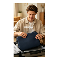 Sac pour ordinateur portable en EVA anti-pression personnalisable avec doublure rembourrée antichoc à coque rigide, léger
