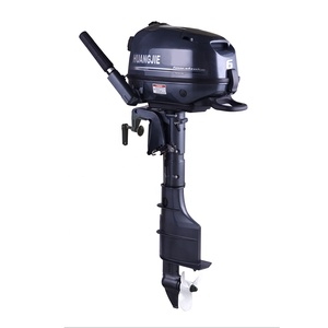 Moteur de bateau à faible bruit Huangjie, prix compétitif, 6HP, 4 temps, pour bateaux pneumatiques, bateaux à rames, pêche - Product Image 1