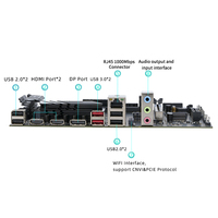 Kit d'ordinateur de bureau de jeu ERYING MODT avec processeur I5-12500H 12 cœurs 4,5 GHz DDR4 M-ATX LGA 1151 pour les nouveaux joueurs