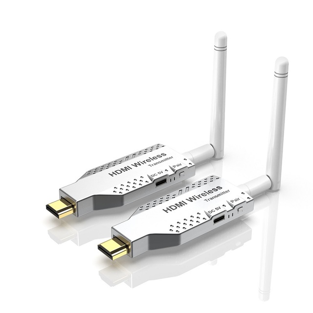 Wireless HDMI Male Display Adapter Audio Video Transmitter and Receiver 4k 30Hz Extender 50m
