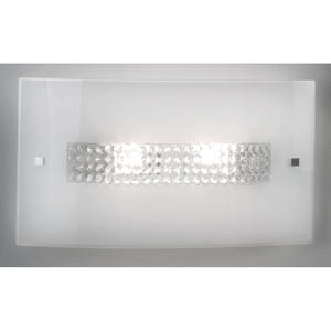 APLIQUE 2 LUCI TIFFANY BIANCO 46.5 H 25CM - 2XE27 - Product Image 1