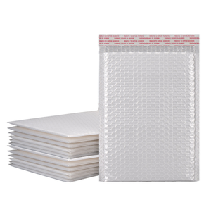 Enveloppe à bulles blanche personnalisée, enveloppe rembourrée auto-adhésive, sac d'expédition à bulles imperméable et antichoc, vente en gros OEM - Product Image 5