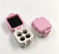Boîte de rangement pour flacons de sérum en plastique imprimée en 3D sur mesure 3ml2, boîte d'emballage pour flacons de taille personnalisée
