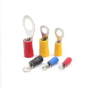 Hot Sale Cable Wire Crimp Connector Round Cord End Terminals RV Insulated Ring Terminals